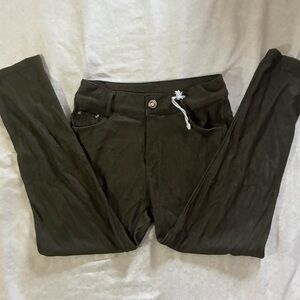 Yelete Women's Jeans in Dark Olive